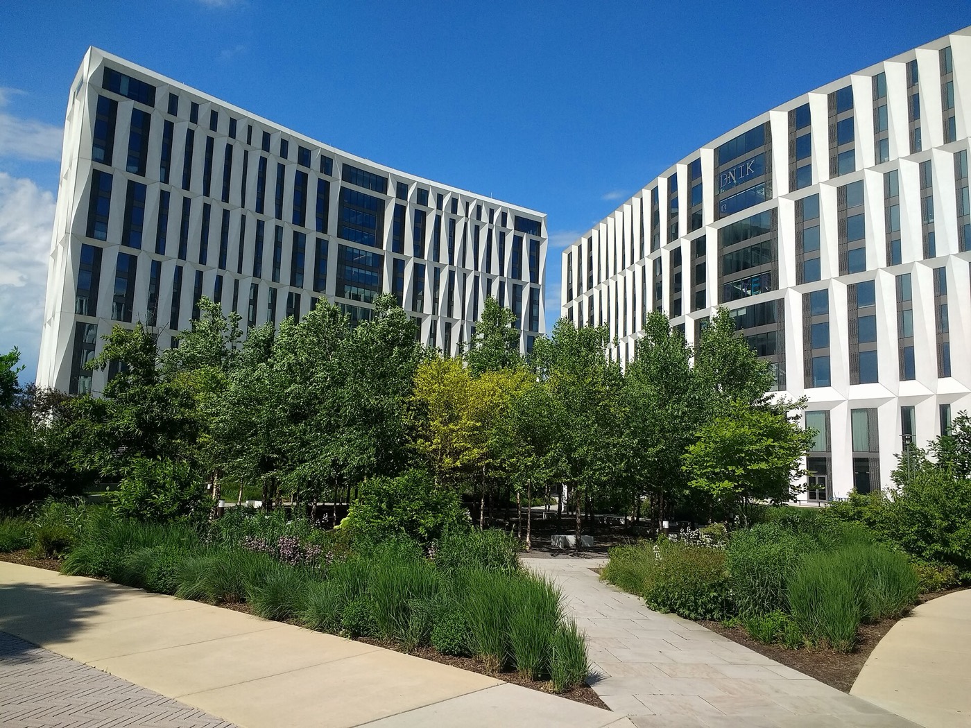 Campus North Residential Commons, the building Baker Dining Commons is in.