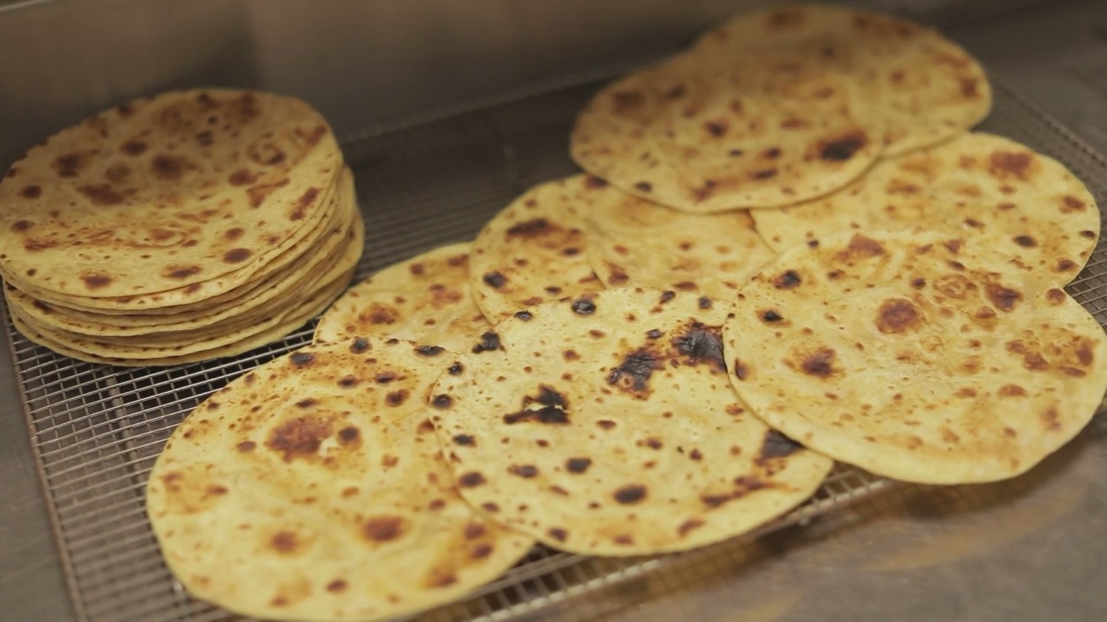 Fresh parathas