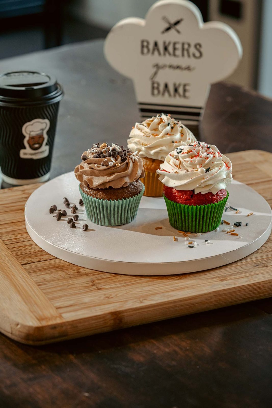 Coffee and cupcakes