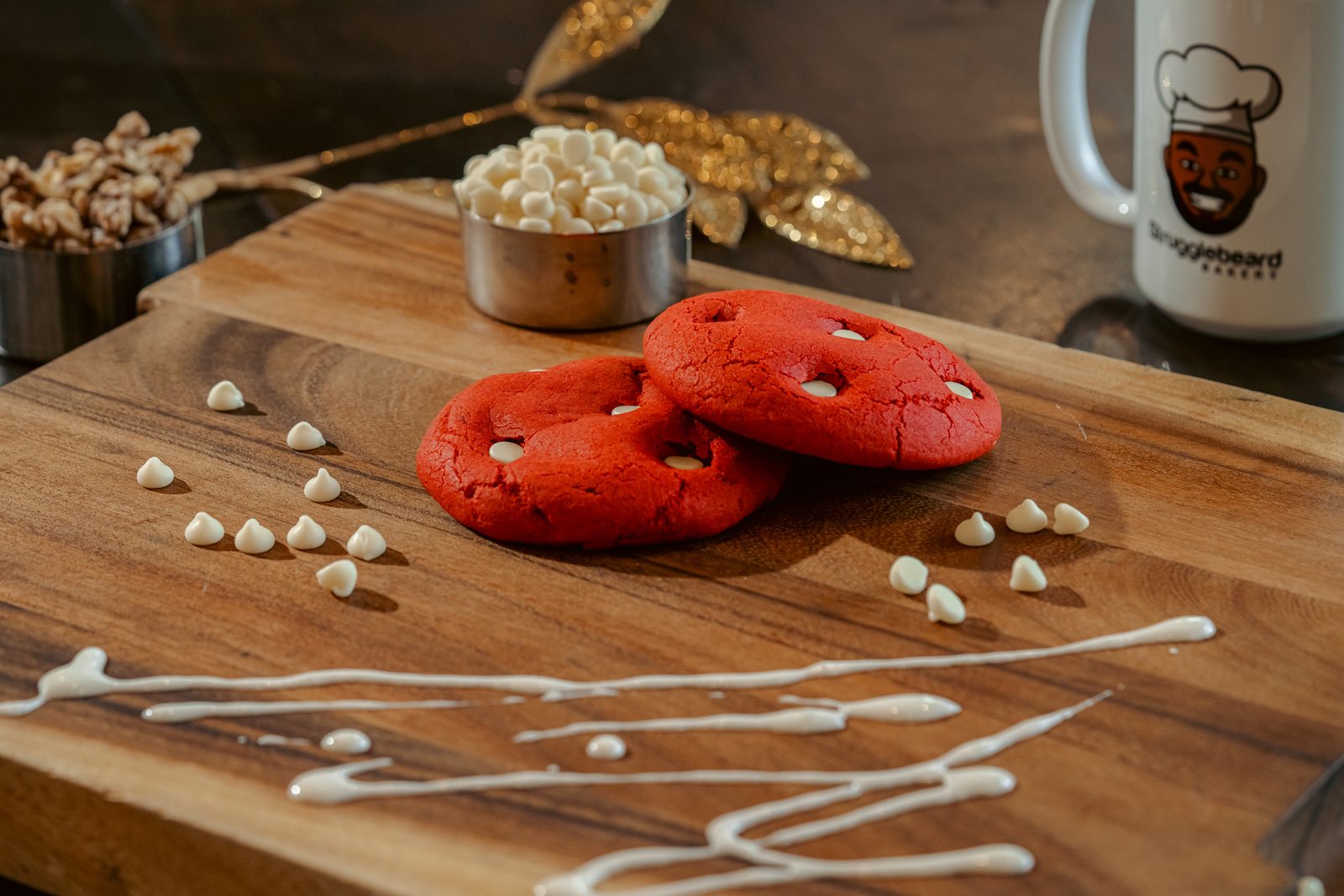 Red velvet cookies